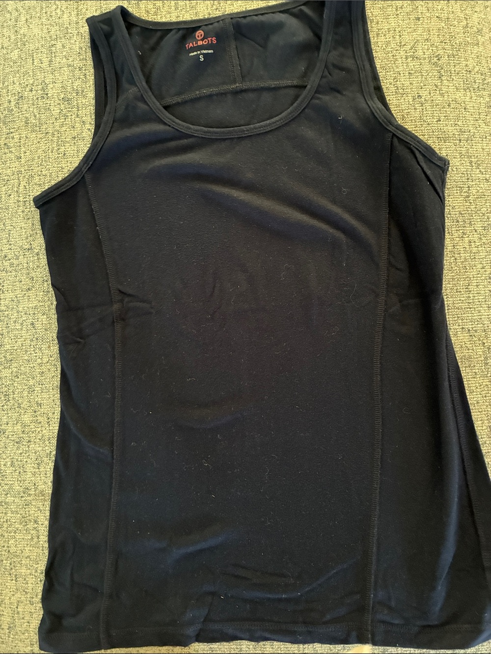 Talbots Black Scoop Neck Tank Top
